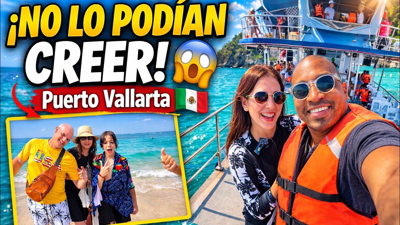 ¡Mi Familia Cubana ENLOQUECE al Ver las Playas de México! 🇲🇽 | Puerto Vallarta