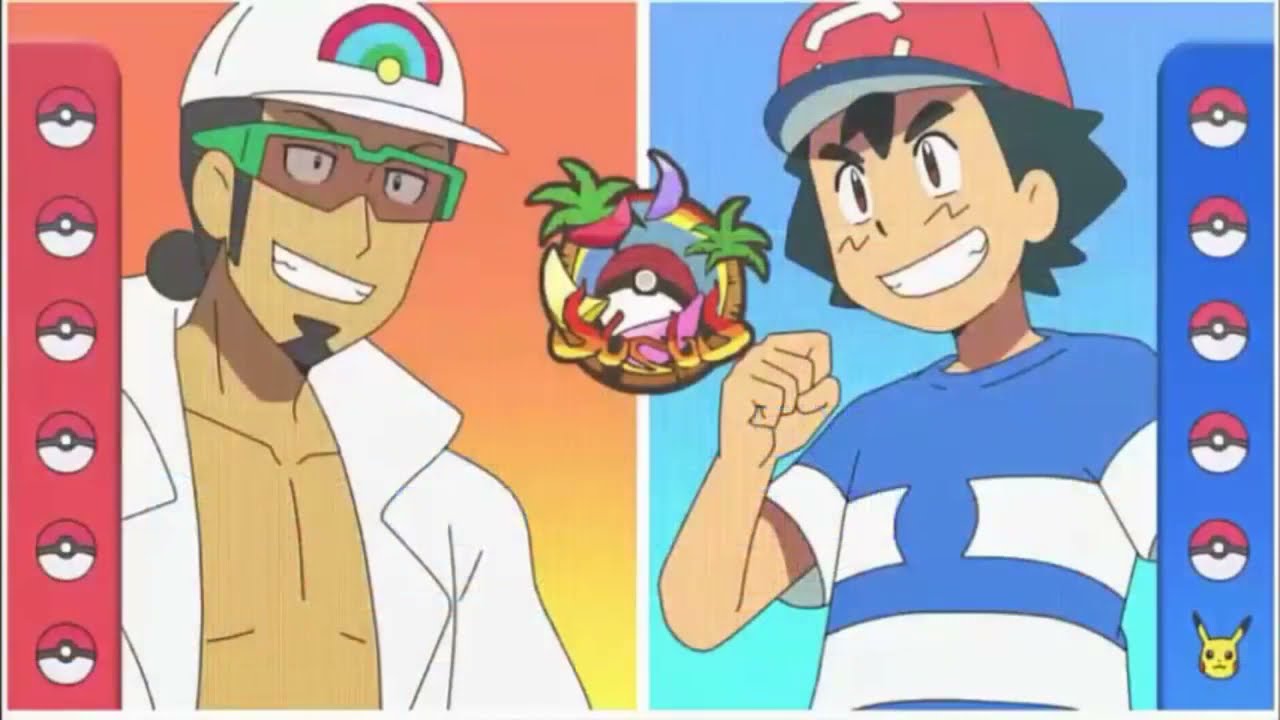 Ash vs kukui    Full Battle AMV