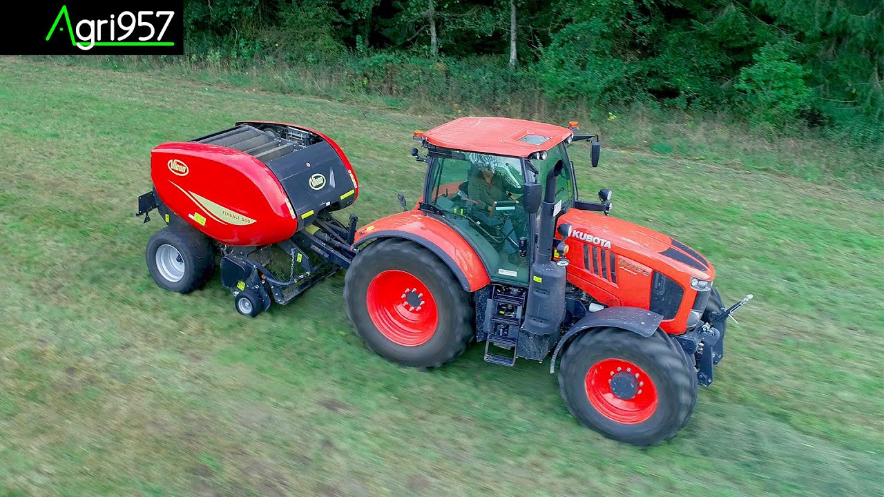 NUOVA ROTOPRESSA A CAMERA FISSA VICON FIXBALE 500 | NEW VICON FIXBALE 500 - KUBOTA M7152, TEST in 🇩🇪