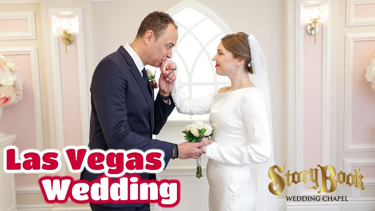 Jose & Mariia's Storybook Las Vegas Wedding | Storybook Chapel