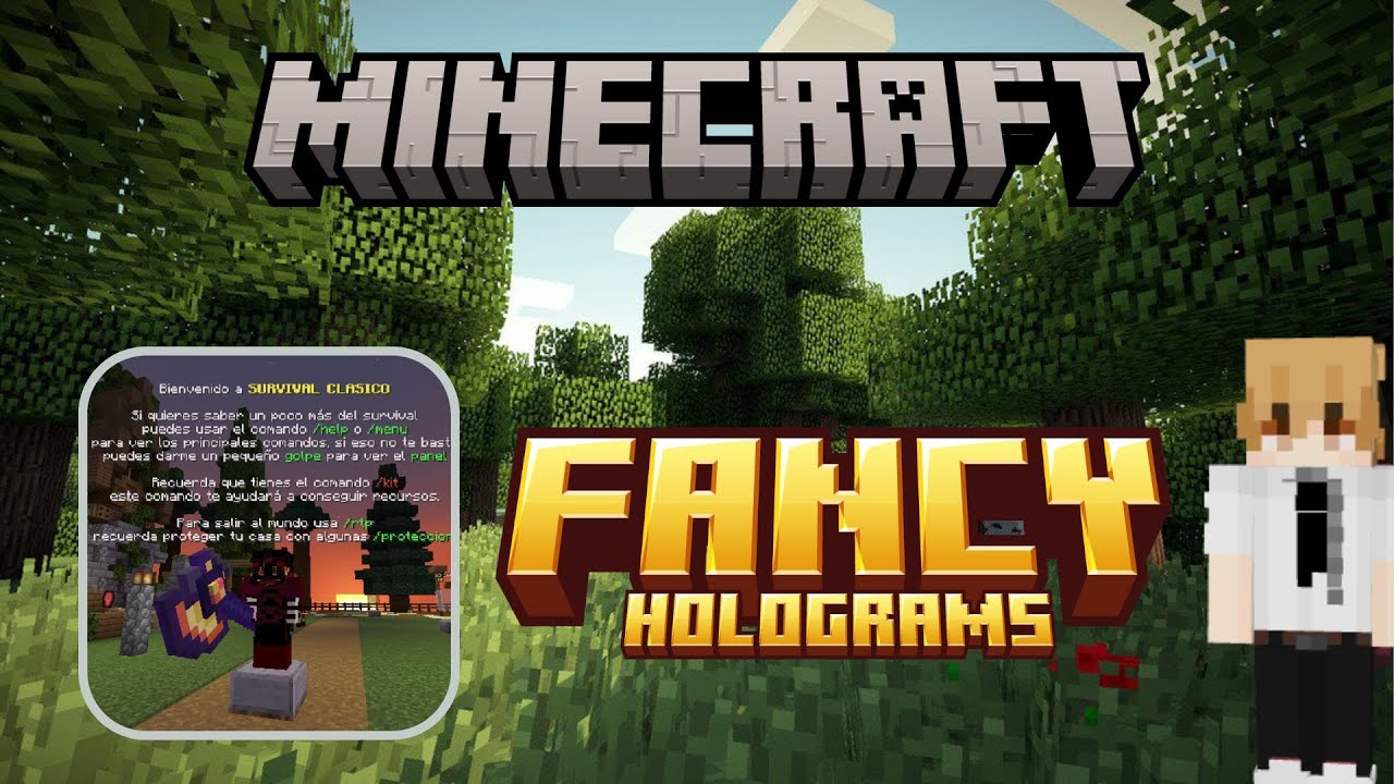 PLUGIN PARA TU SERVIDOR DE MINECRAFT | FancyHolograms | Crea holograms f&aacute;ciles