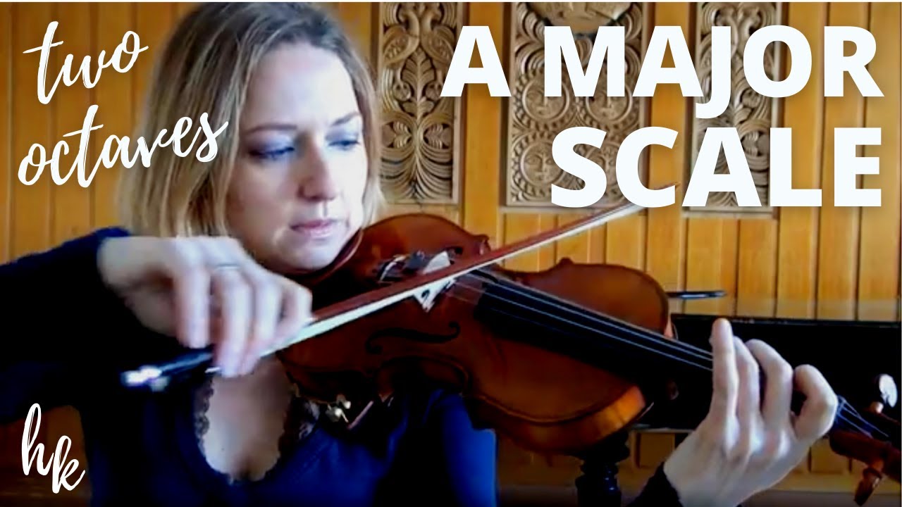 How to Play a 2 Octave A Major Scale on the Violin