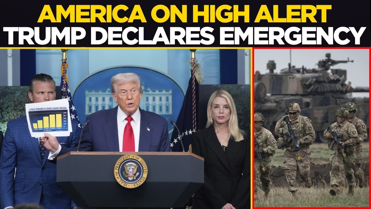 LIVE🔴: Donald Trump Declares EMERGENCY From Whitehouse || America on High Alert || China, Russia