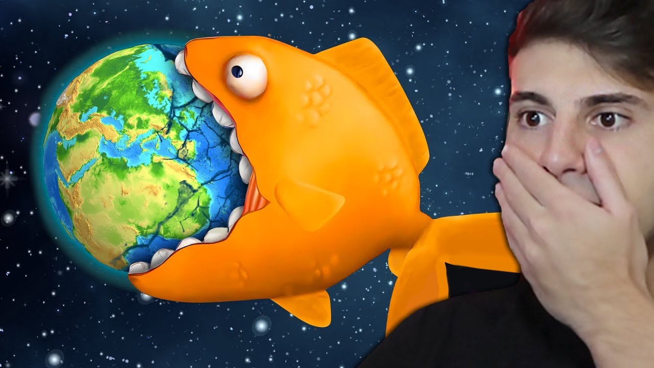 PEIXE GIGANTE ENGOLIU O PLANETA TERRA (Tasty Blue)