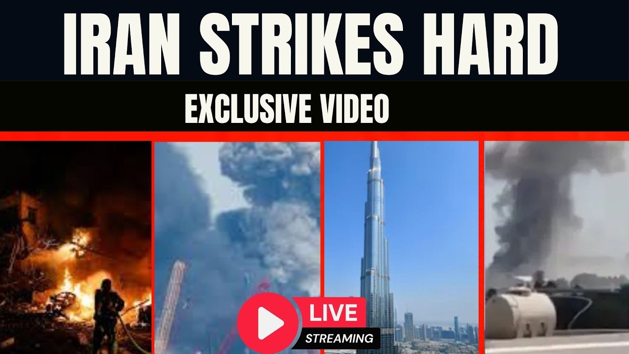 LIVE: Explosions Rock Bahrain After Iranian Strike on US Base | US-Iran War Escalates Now