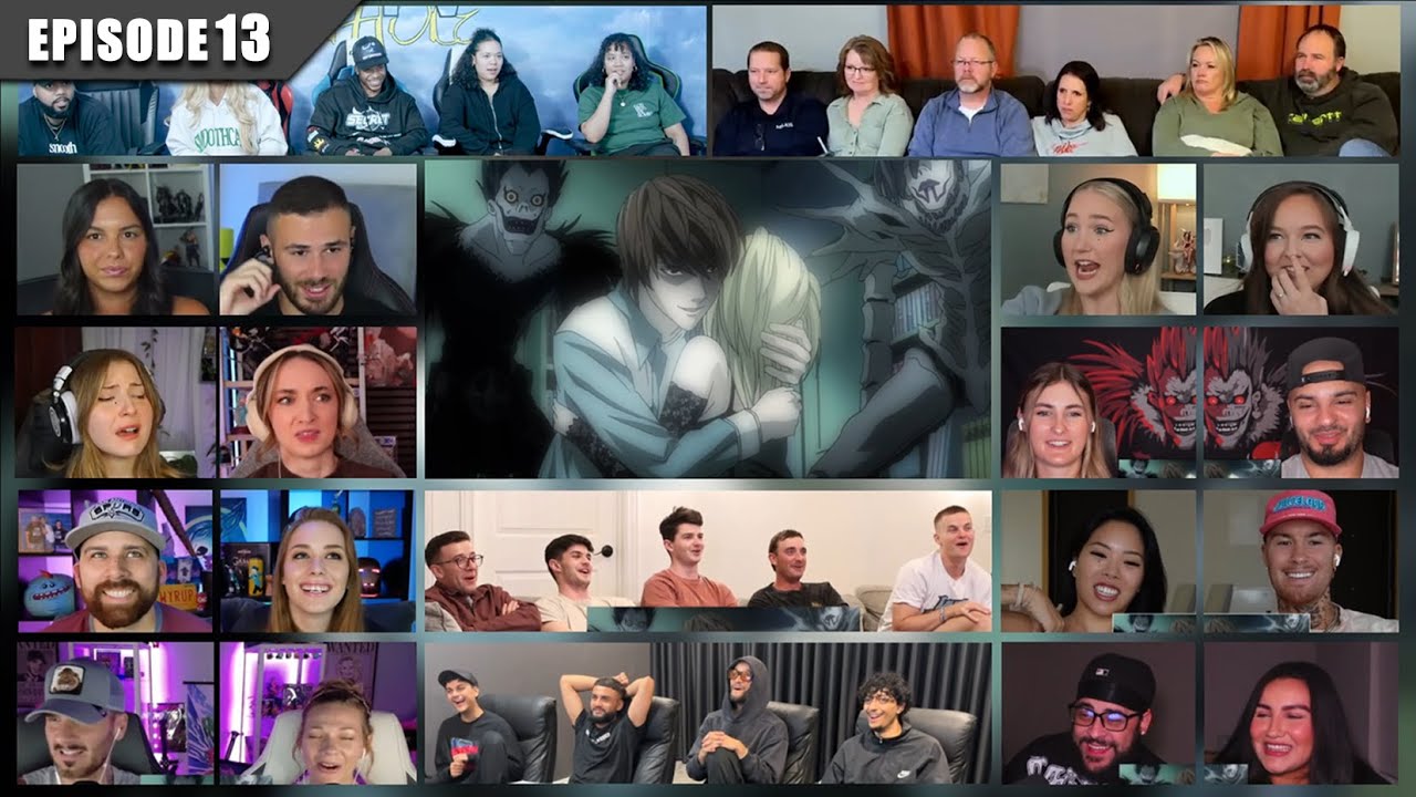 [Full Episode] Death Note Episode 13 Reaction Mashup | デスノート