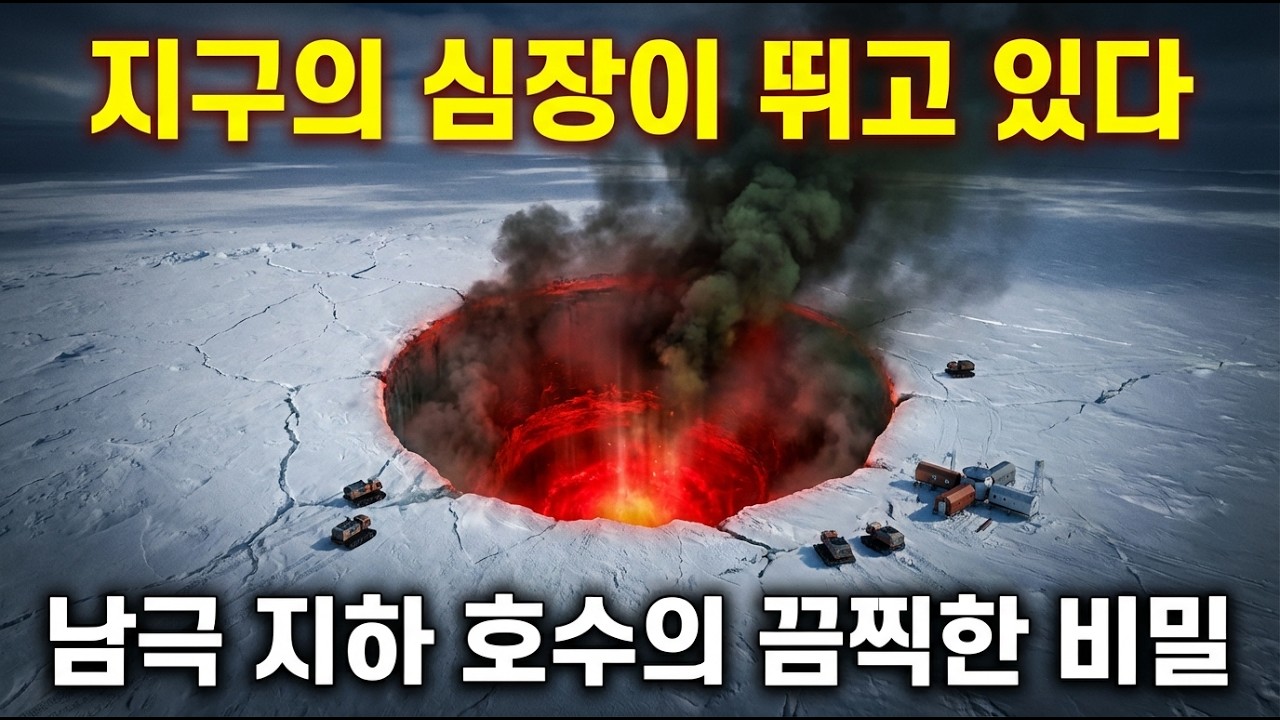 미 해군과 NASA가 50년간 숨겨온 남극 4,000m 아래 '거대한 심장 박동' (보스토크 호수)