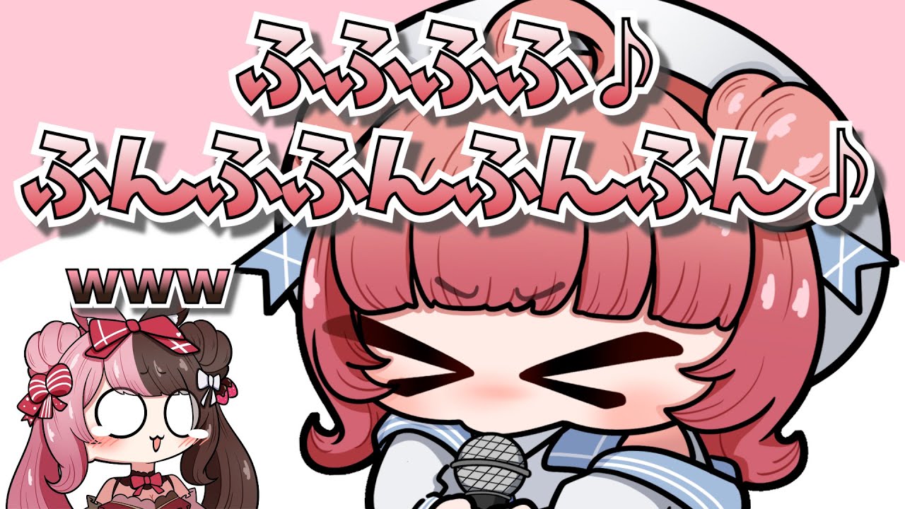 【手描き】ひなーののために必死に歌うあかりん【橘ひなのさん/兎咲ミミさん/夢野あかりさん】【APEX】