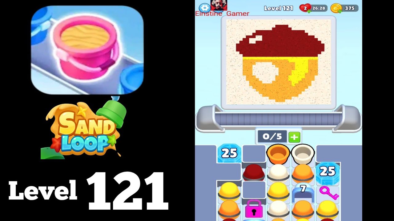 Sand Loop level 121 Walkthrough Solution