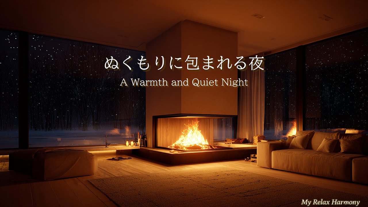 【癒しBGM】ぬくもりに包まれる夜｜A Warm and Quiet Night｜リラックスピアノ