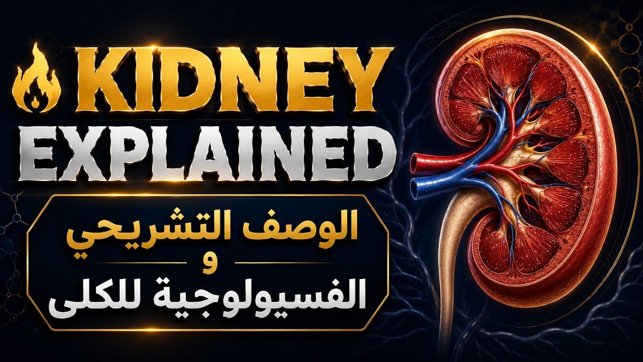 E25. Kidney تكوين الكية وفسيوليجتها واهميه الكلية ( الكلية غدة ) او جهاز قياس اكسجين فى جسمنا