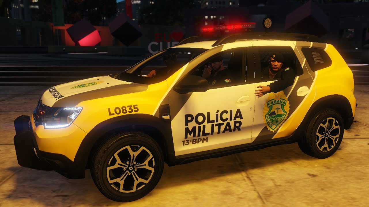 ENQUADRO NOTURNO + TROCA DE TIROS PMPR | GTA 5 POLICIAL