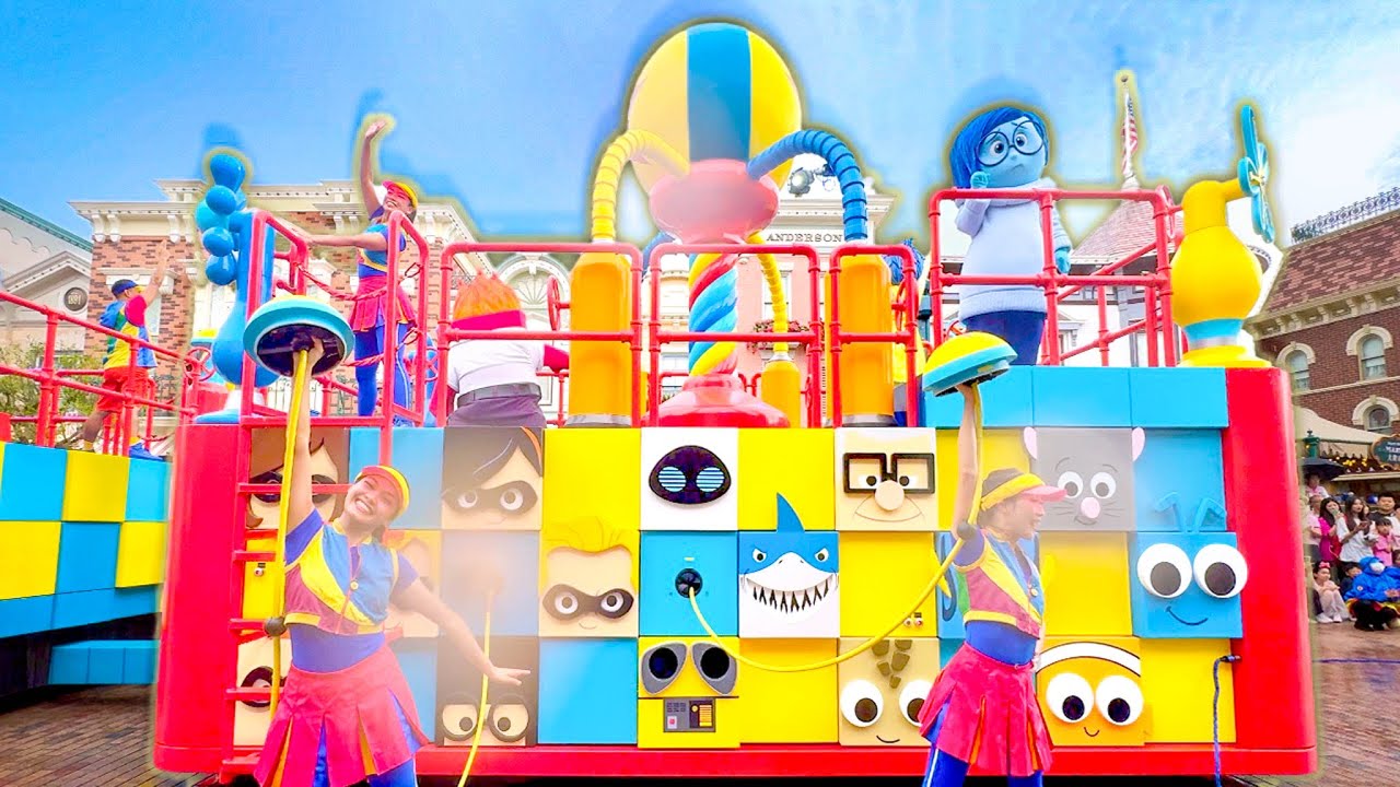 【SHOW STOP】 Pixar Water Play Street Party 2024｜Hong Kong Disneyland