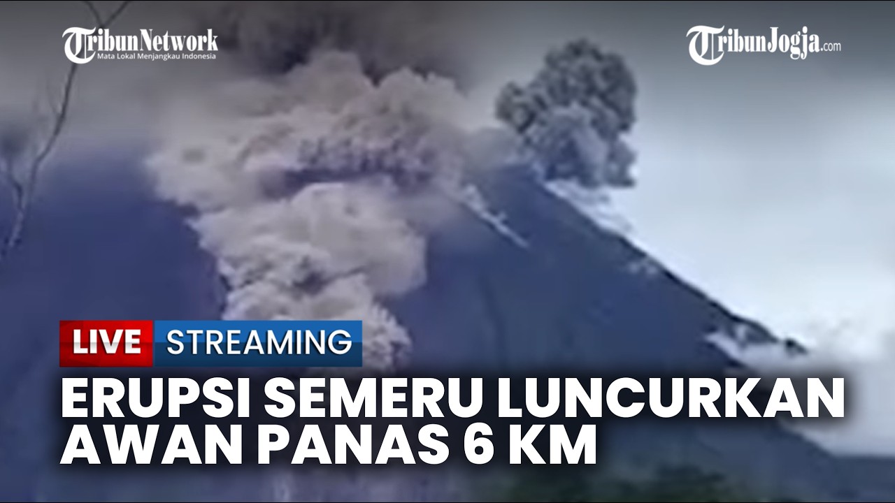 🔴 GUNUNG SEMERU KEMBALI TUNJUKKAN AKTIVITAS TINGGI, ABU VULKANIK MEMBUMBUNG 2.000 METER