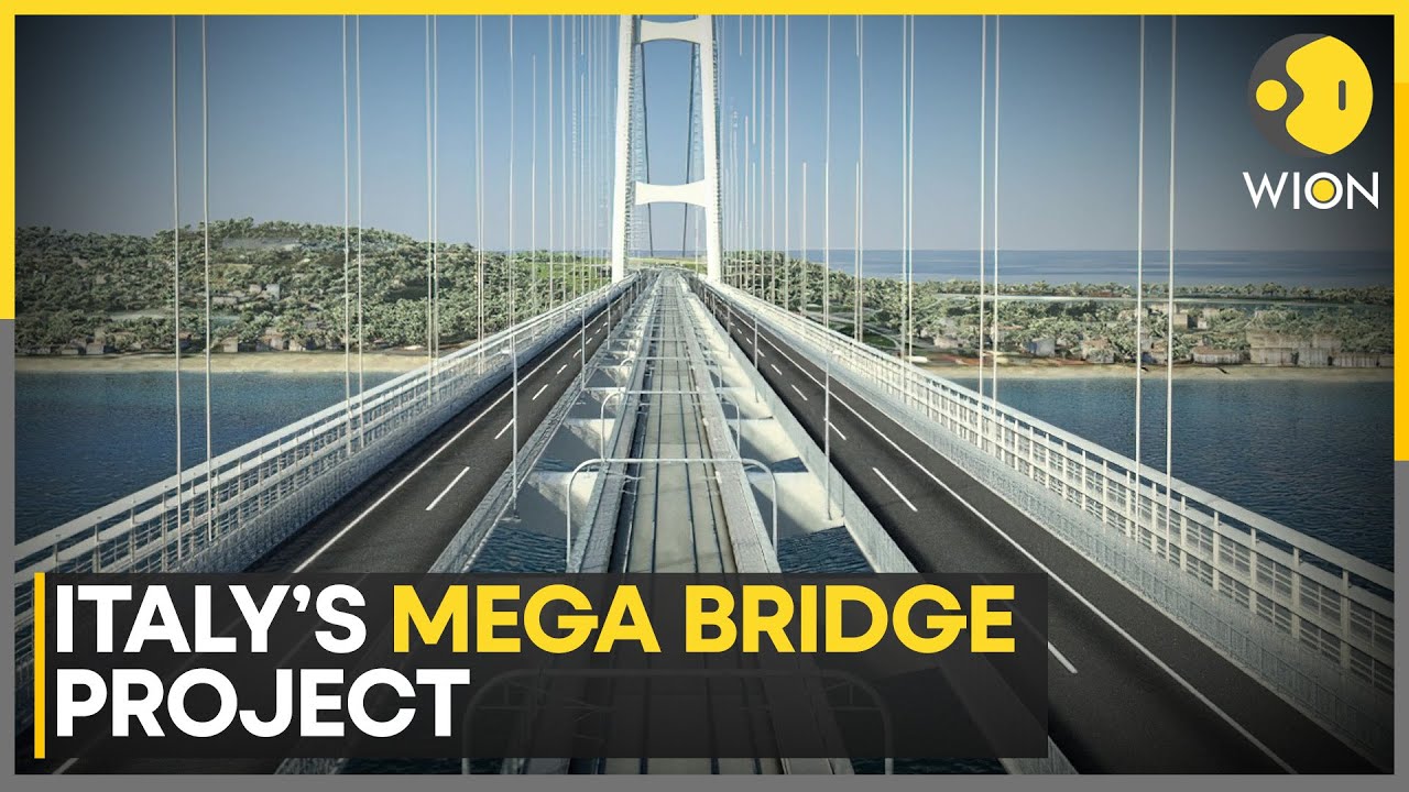 Italy to Build World's Longest Suspension Bridge Linking Sicily to Mainland | WION