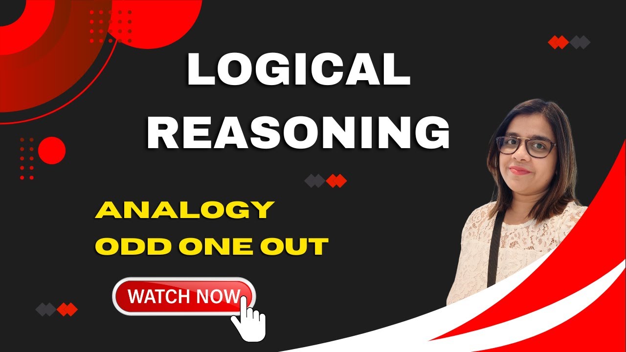 Analogy & Odd One Out| Logical Reasoning for CMAT| XGMT| OMETs| Placements| Topic under 20 minutes