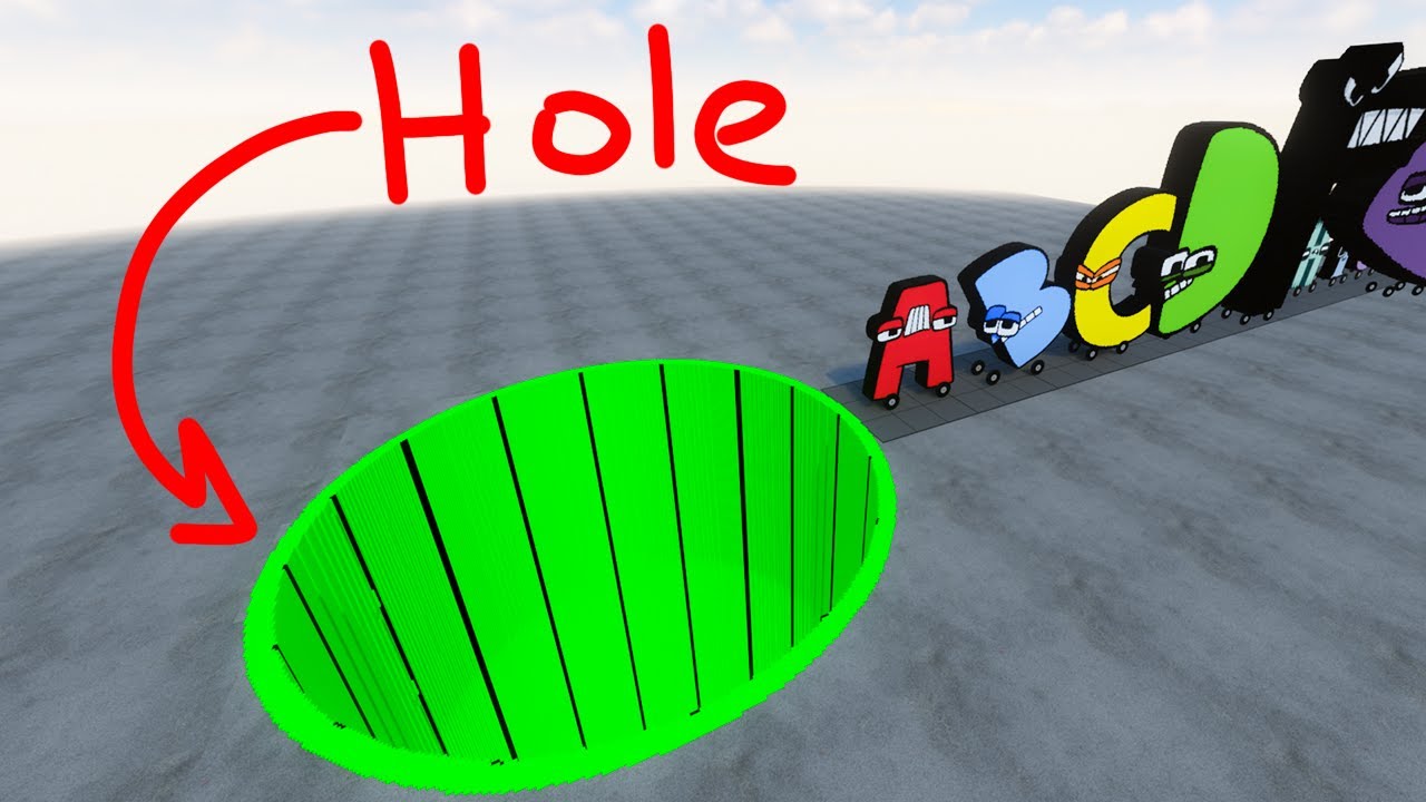 Alphabet Lore VS Big Hole in teardown