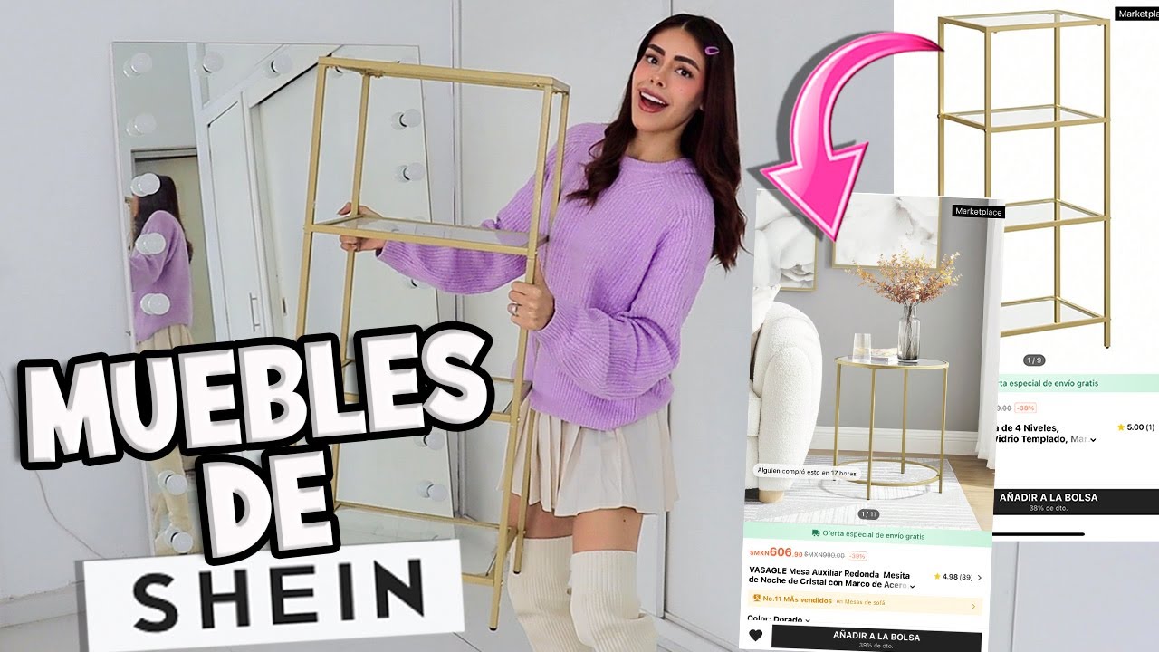 COMPRÉ MUEBLES EN SHEIN 😦‼️ *Lo que pedí VS Lo que recibí*