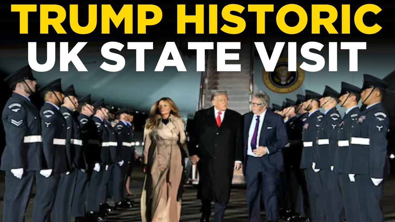 Trump LIVE:  US President Donald Trump Historic UK State Visit | Trump UK Tour LIVE
