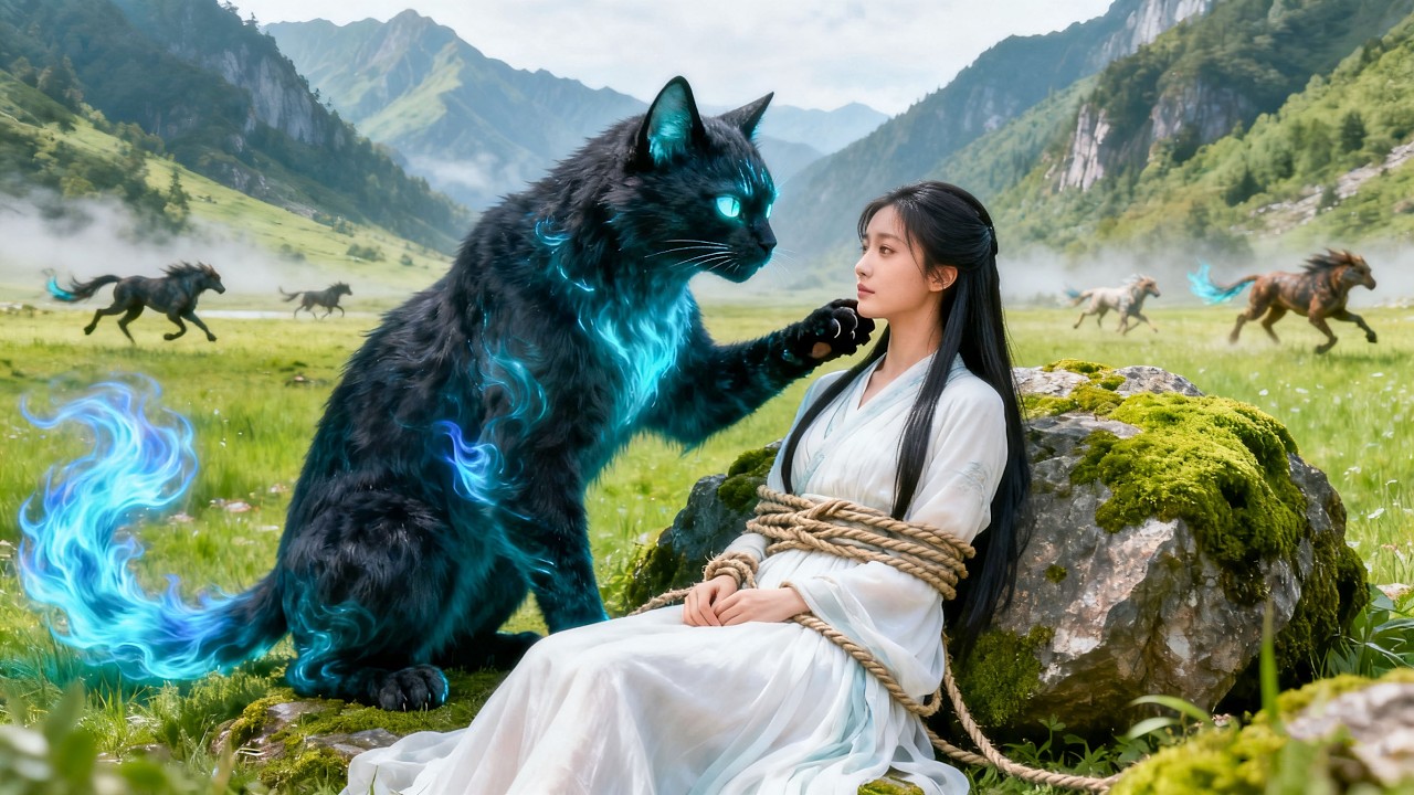 少女は崖から落ち、太古の巨大獣に出会い運命が変わる！