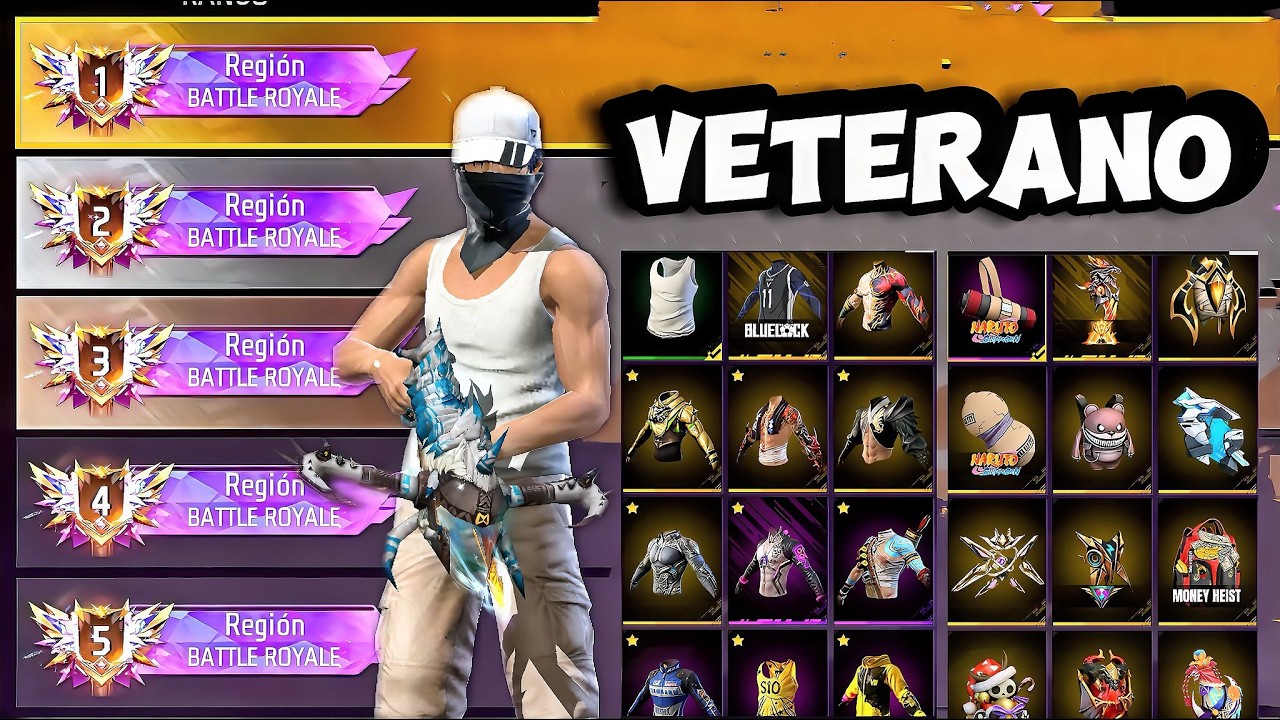 EL VETERANO SUBIENDO A TOP GLOBAL! FREE FIRE - Jedyjr EN VIVO