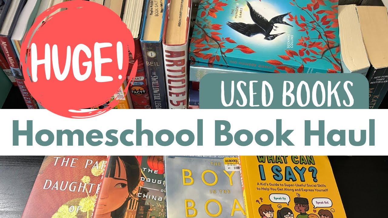 HUGE Homeschool Book Haul | Secular Homeschooling