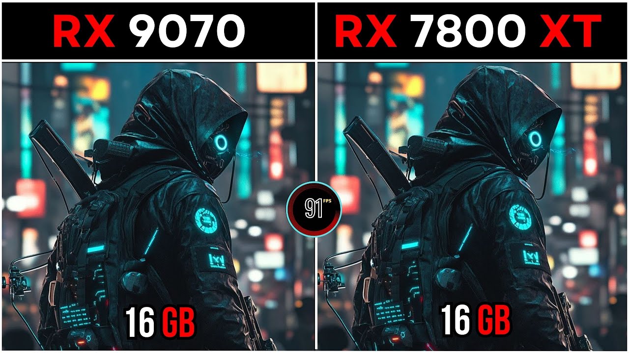 ТЕСТ RX 9070 VS RX 7800 XT В 20 ИГРАХ