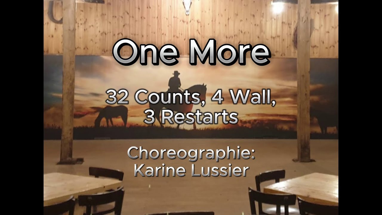 ONE MORE / LINE DANCE / STEPS (TUTORIAL)