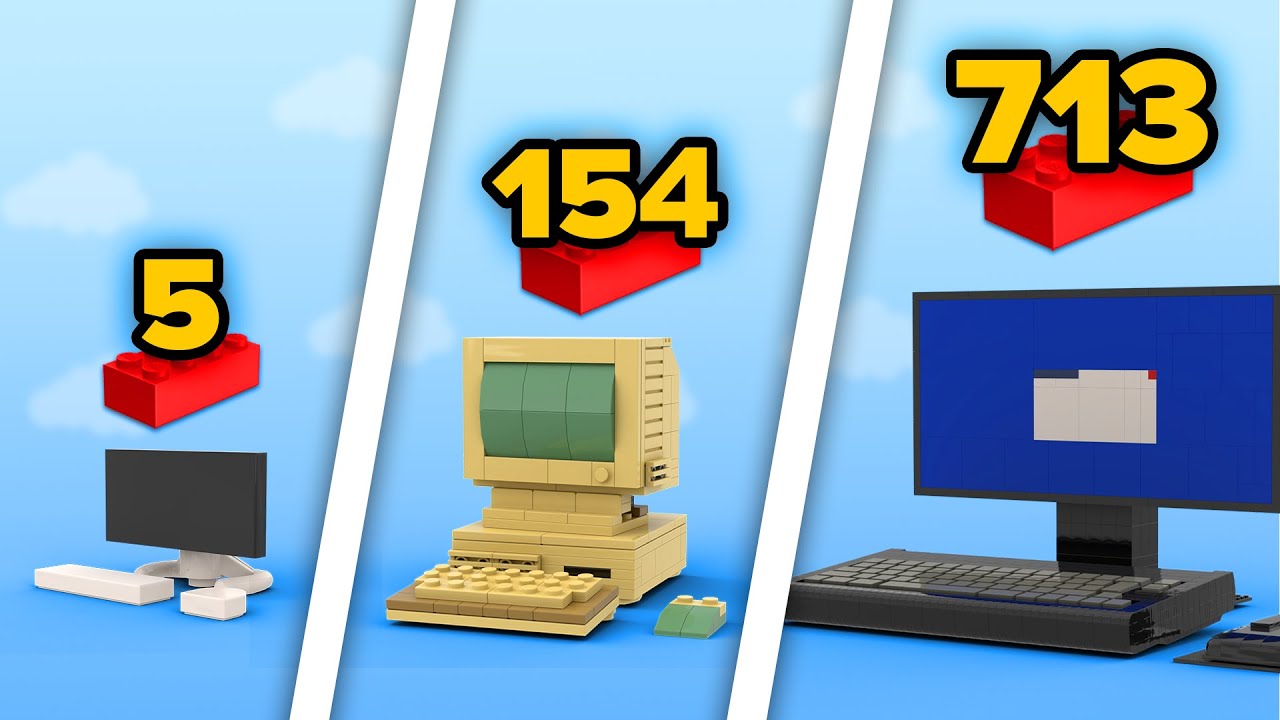 LEGO COMPUTERS in Different Scales | Comparison