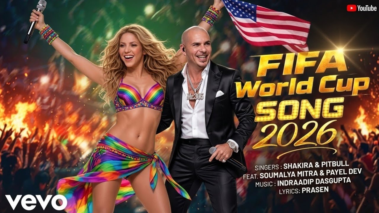 Fifa Anthem 2026 : WE RISE ||  Shakria Ft Dua Lipa x Pitbull