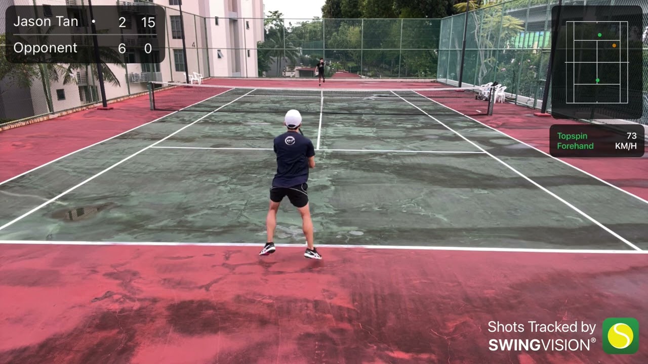 I was on a Losing Streak; now challenged by a lefty OHBH with a strong serve