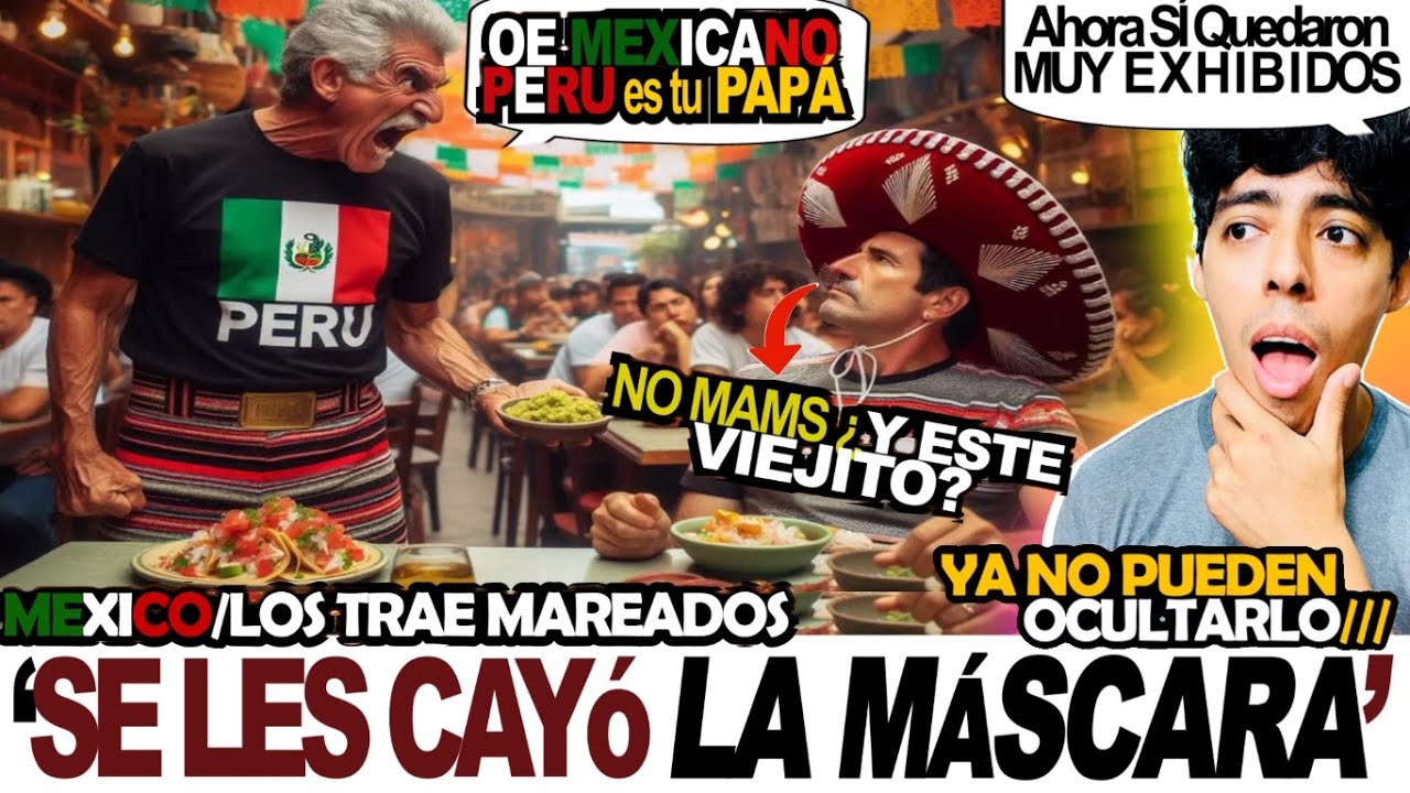 ⚠️SE CAYÓ LA FARSA! 🇵🇪PERUANOS NO ACEPTABAN que MEXICO🇲🇽 era TOP 3 en GASTRONOMÍA! AHORA DICEN ESTO🤣