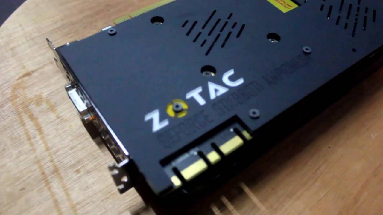 Zotac GTX 980Ti AMP!OMEGA custom backplate.