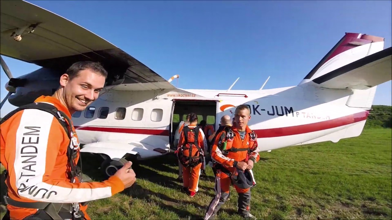 ☁Tandemový seskok ⚡ (JUMP-TANDEM) ♥ 2019 ♥ (Špáča)