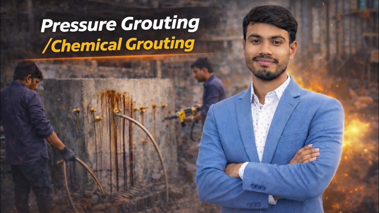 How To Do Pressure Grouting / Chemical Grouting in Column 