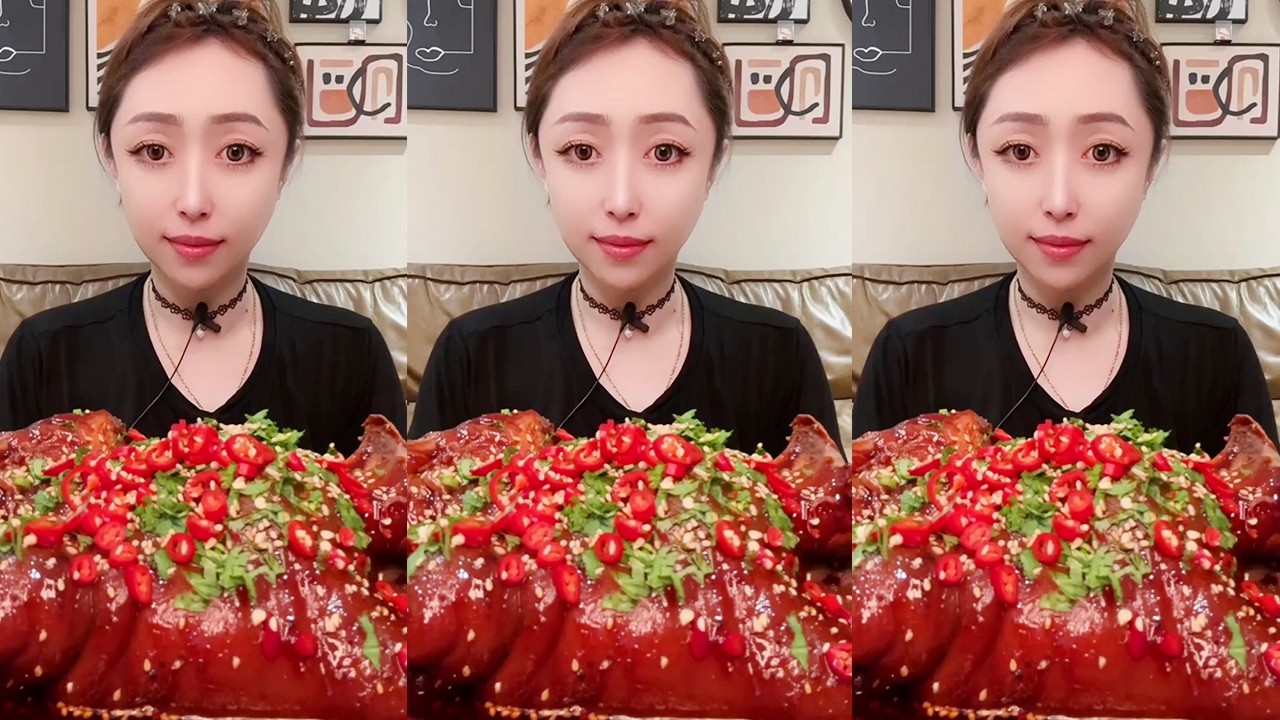 😱🥩Giant & Spicy Food Platter – Tiger Skin Pork Knuckle丨 Mukbang for True Foodies!🔥