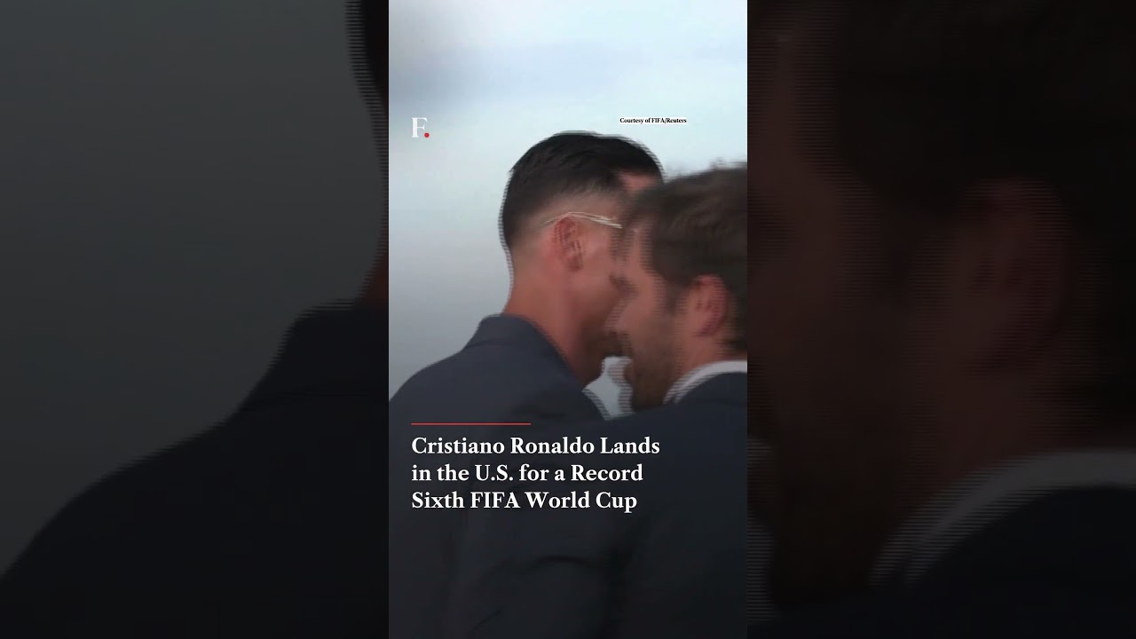 Cristiano Ronaldo Lands in the U.S. Ahead of Portugal's World Cup Campaign | N18G