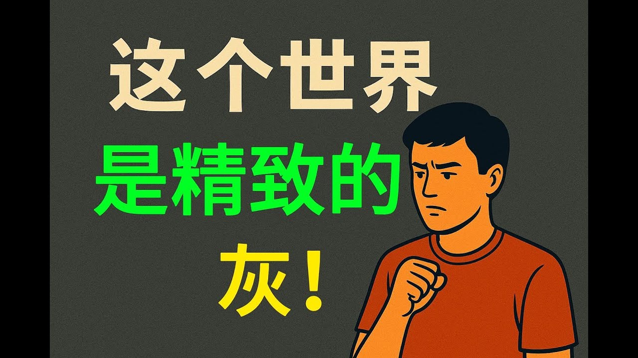 知白守黑，这世界是道精致的灰！