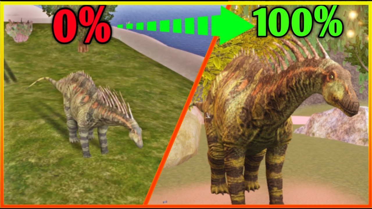¡Intentando Crecer Al 100% Como AMARGASAURUS! || The Cursed Isle 🦖