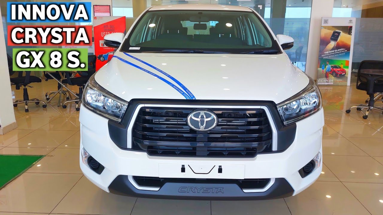 New Innova Crysta GX 8 Seater 2023 Model//Toyota Innova Crysta GX 8 Seater//Crysta 2023 New Model..