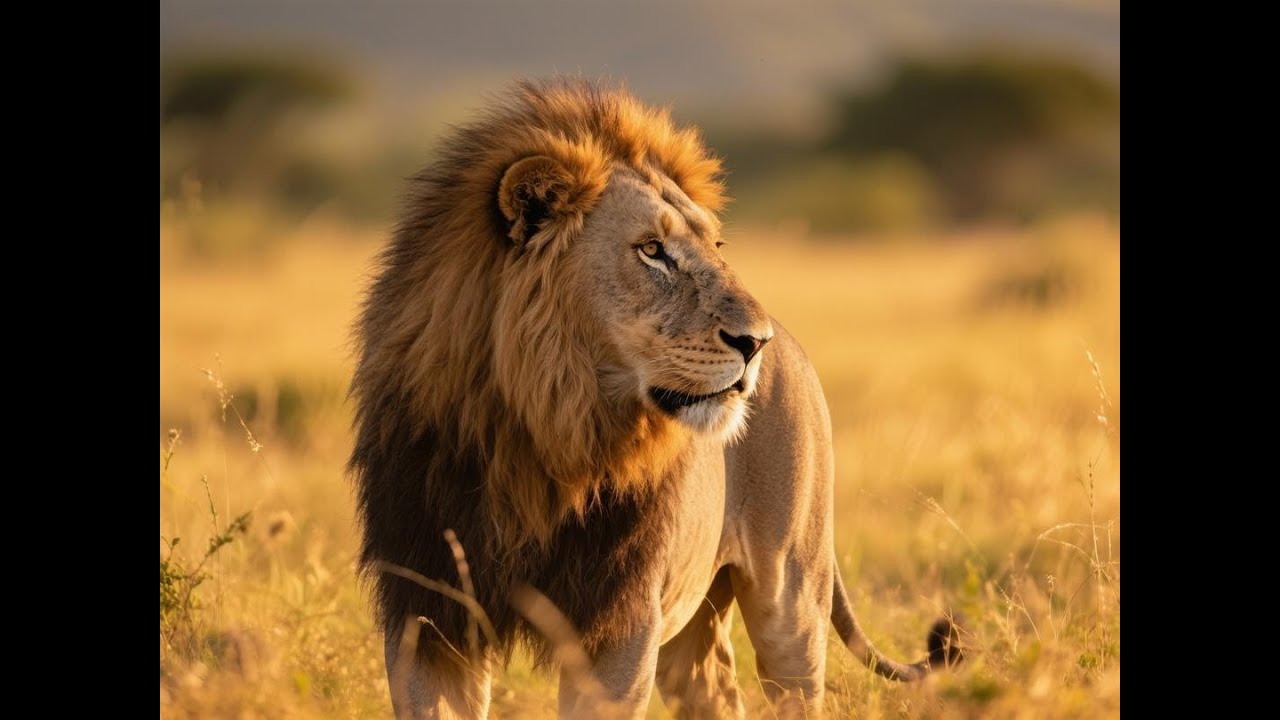 The Life of a Lion in The Savannah