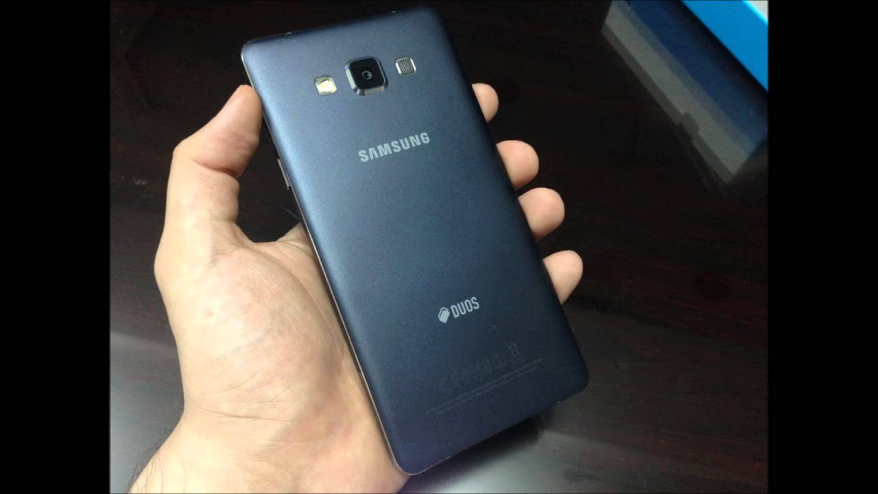 Samsung GALAXY A7 midnight black color SM-A700FD