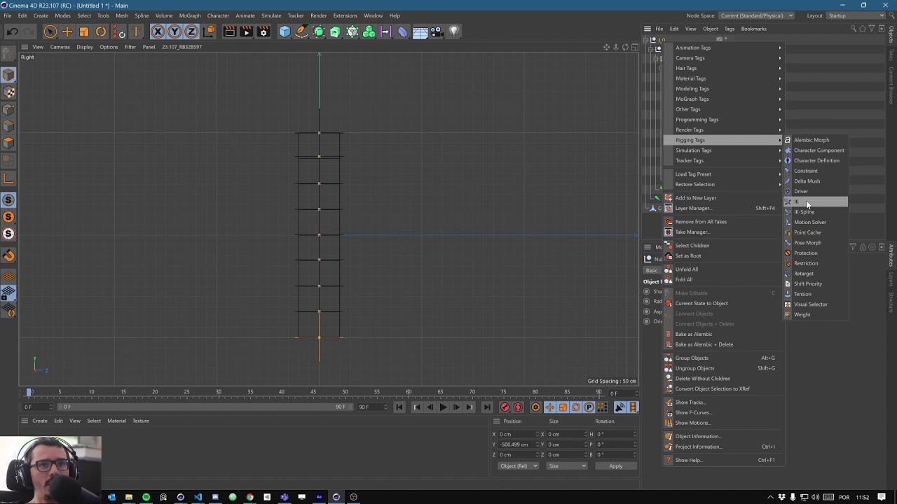 C4D - Advanced Spline IK quickly!