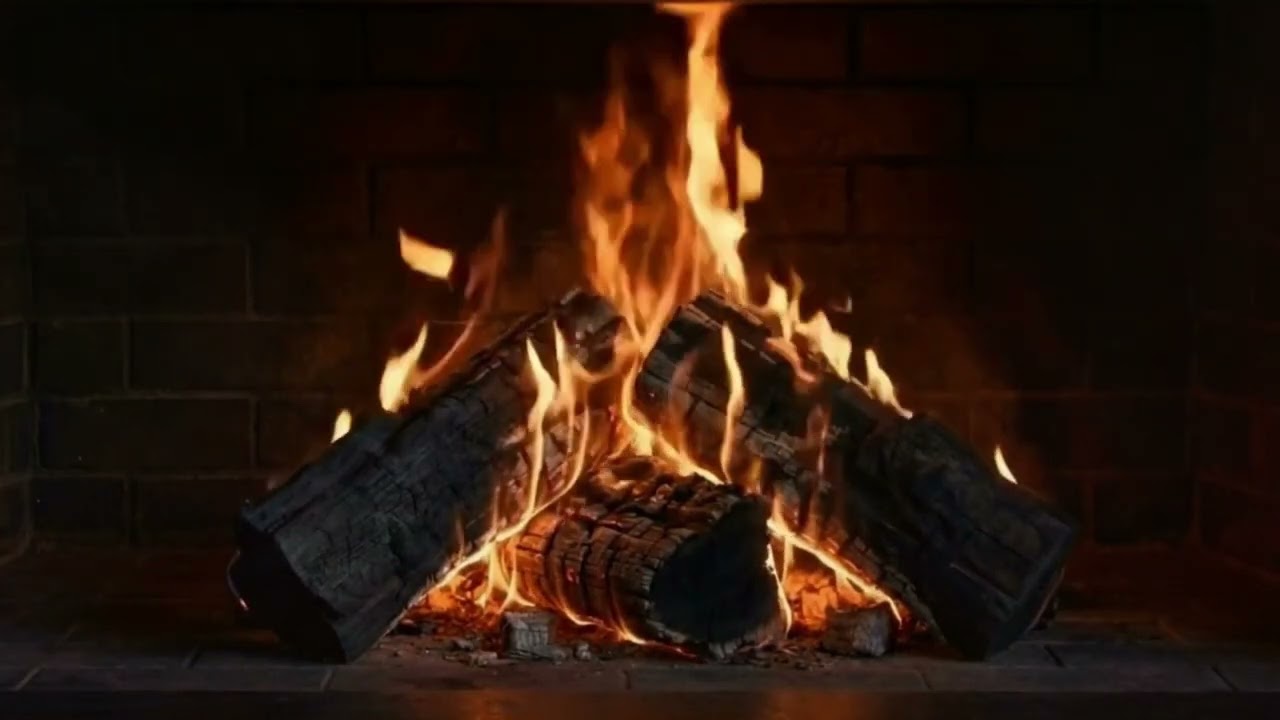 Calm Log Fireplace | 90 Minutes Cozy Fire for Rest (Ad-Free)fireplace