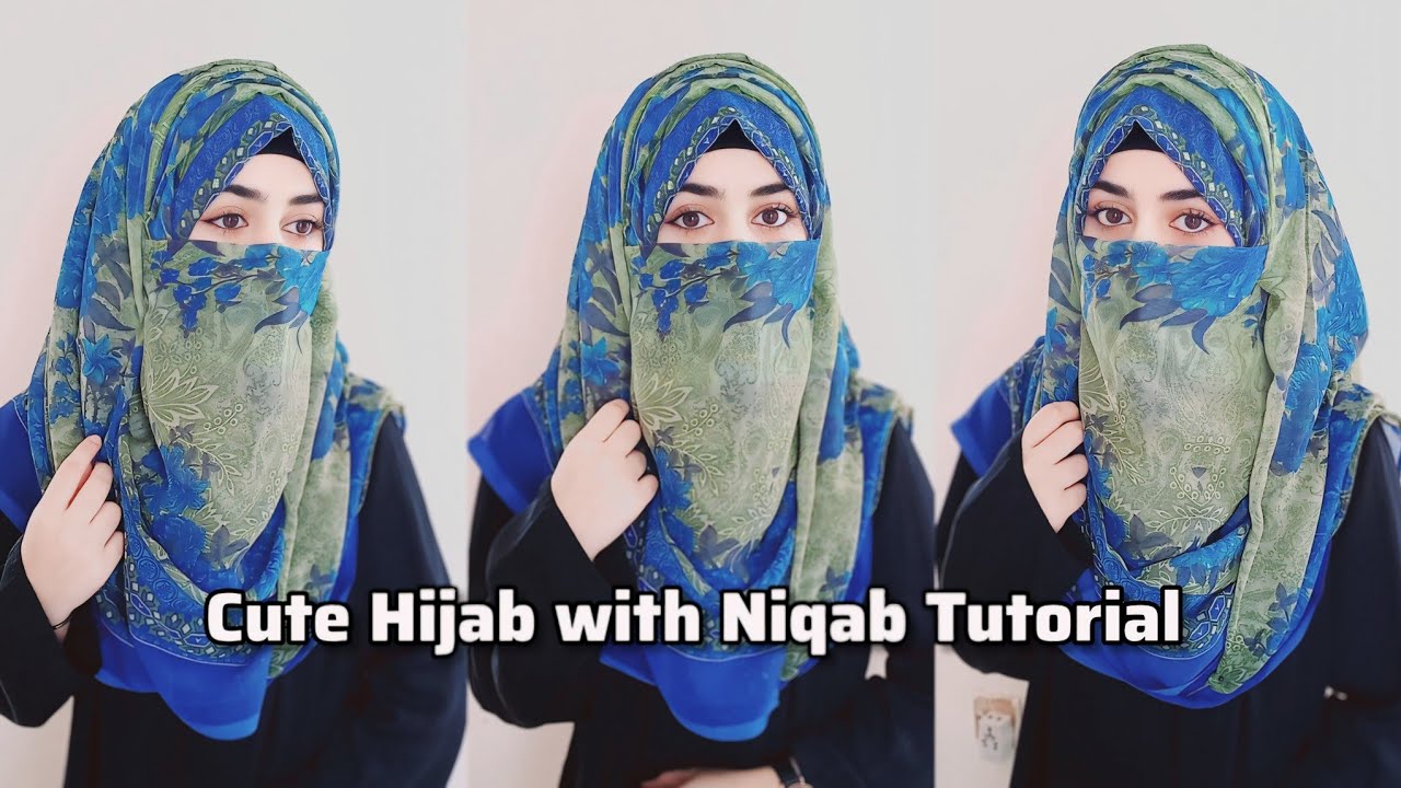 Comfortable Layered Hijab with Niqab Tutorial || Full Coverage Niqab Tutorial || zainab__