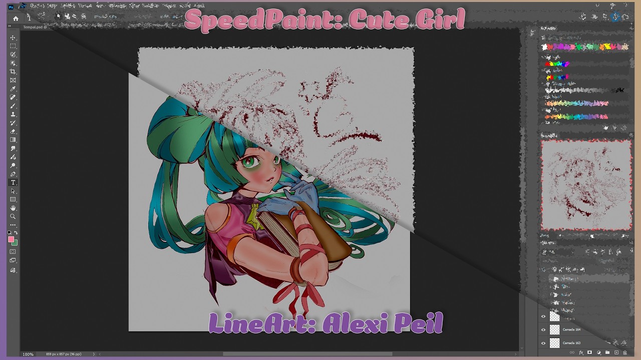 Speedpaint: Cute Girl.