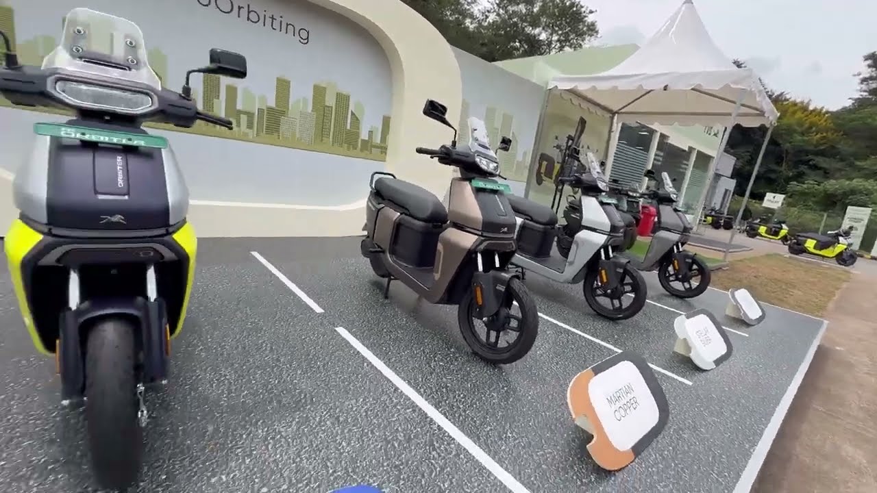 TVS Orbiter Electric Scooter Walkaround | Futuristic Design & Smart Tech!