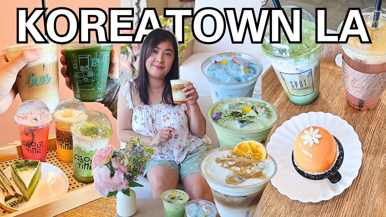 I Try Popular Matcha & Coffee Spots in Koreatown Los Angeles—Are the Cafes Worth the Hype?