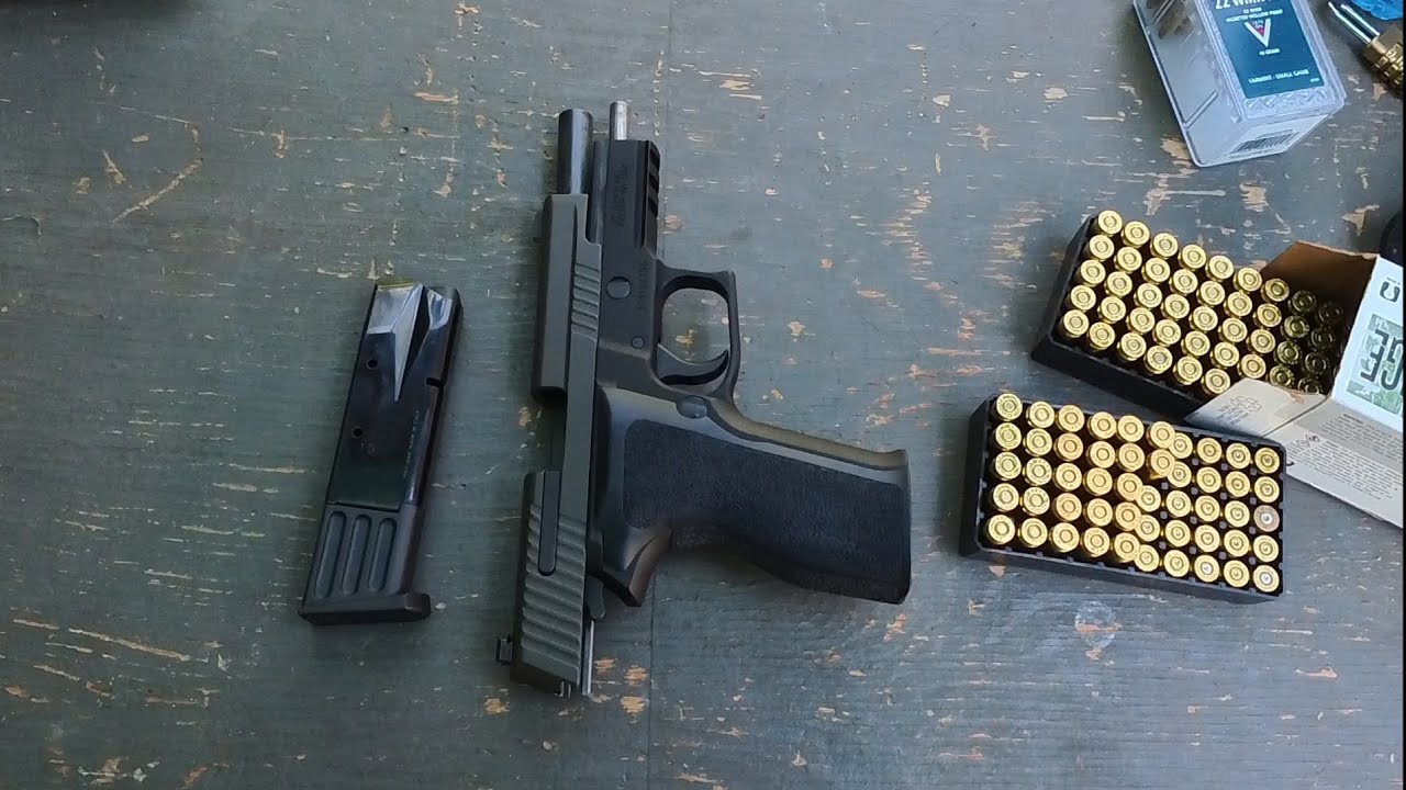FLIGHT OF THE 9mm BULLET SIG Sauer Model 226 Shooting at the Bullseye Target Range (New-Sep/25)