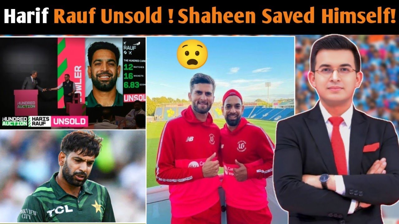 Huge Shock! Haris Rauf Goes UNSOLD – Did Shaheen Shah Afridi Save Himself?